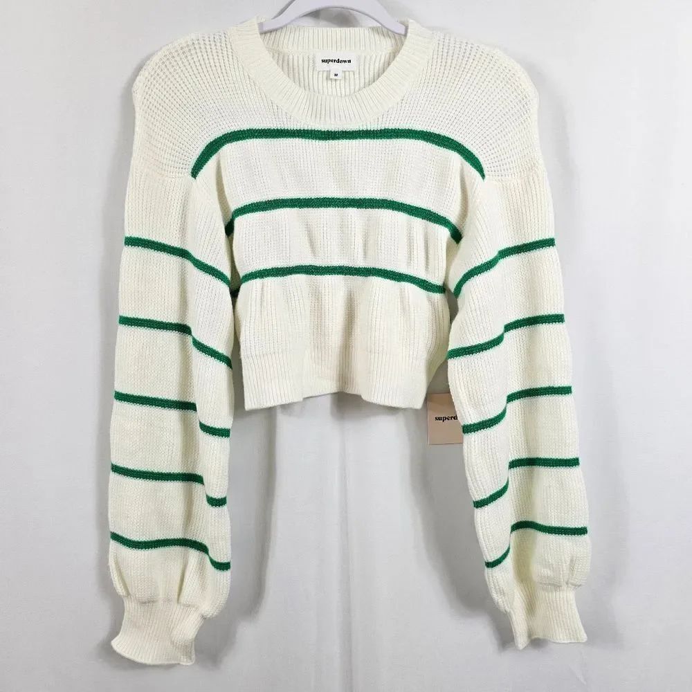 NWT Revolve Superdown Sophia Sweater In White - Size M